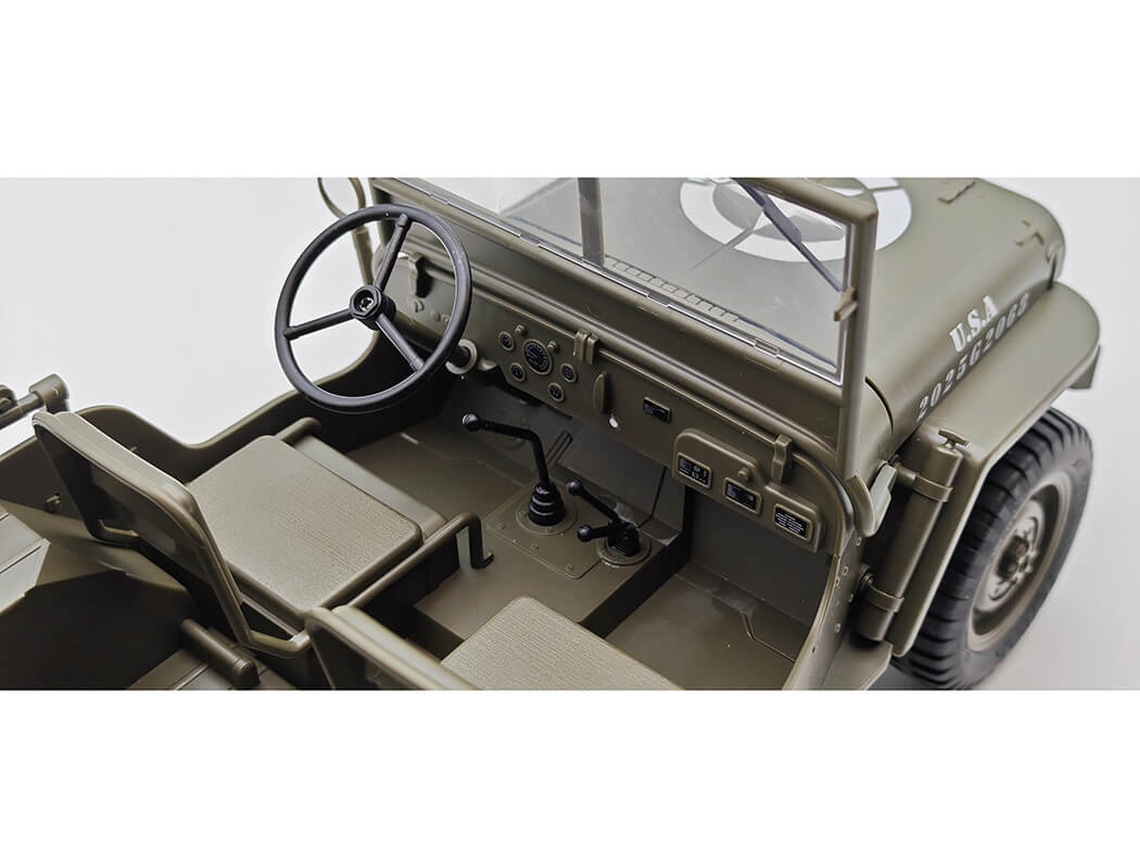 E-ZEE RC 1/10 4WD RC WILLYS JEEP WITH LED LIGHTS EZ-G2068 - Image 8