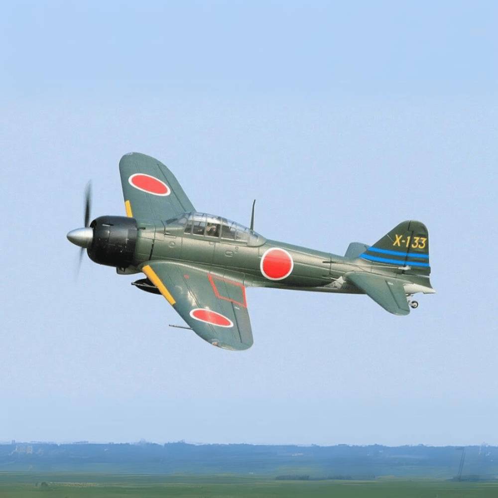 FMS 1400Mm A6M3 Zero PNP Green FMS033PGN - TJD Models