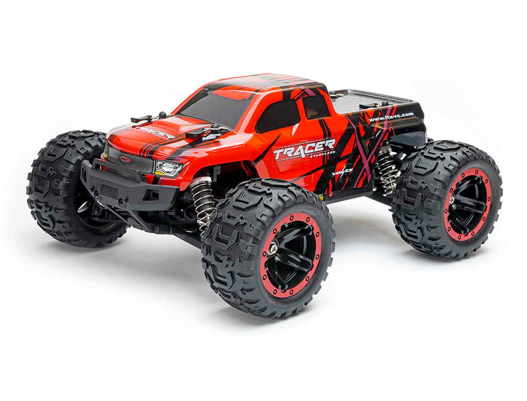 FTX TRACER BRUSHLESS 1/16 4WD MONSTER TRUCK RTR - Red FTX5596R