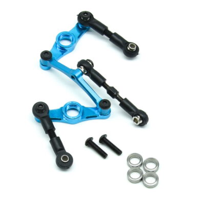 Rc Overhaul Steering Set w/Adj Track Rods Blue Aluminum TT01      G-RCO-TAM01BL