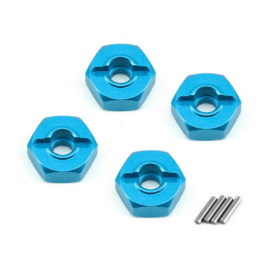 Rc Overhaul Wheel Hex 12mm 4pcs Blue Aluminum TT01       G-RCO-TAM06