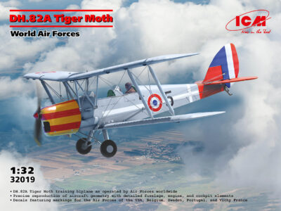 ICM 1/32 DH.82A Tiger Moth of the World Air Forces    ICM32019