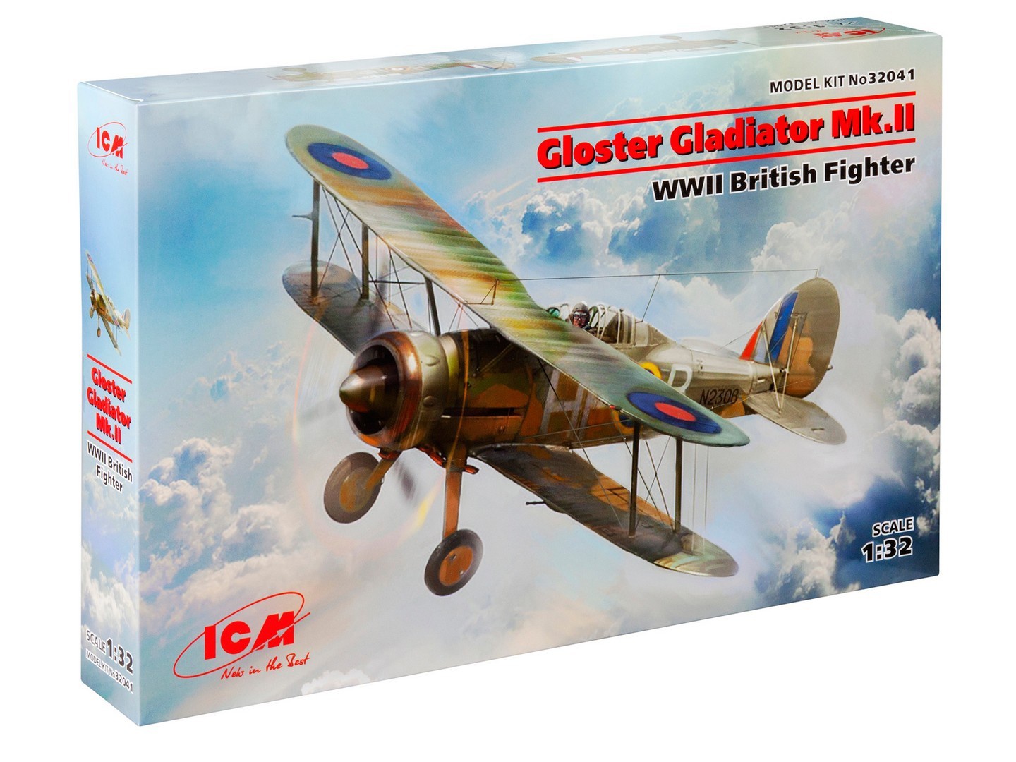 ICM Gloster Gladiator Mk.II, WWII British Fighter Plane 1:32 ICM32041 - Image 3