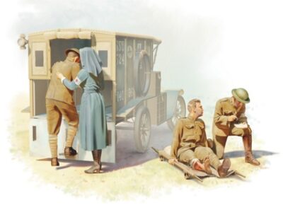 ICM WWI U.S. Medical Personnel 4 Figures 1:35 ICM35694