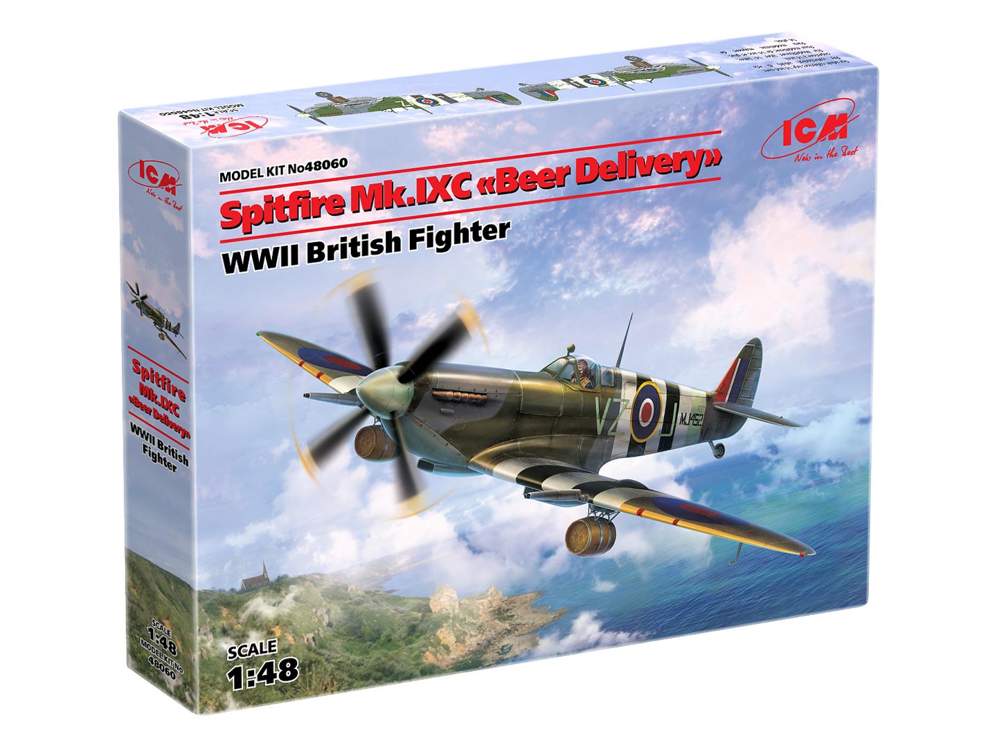 ICM Spitfire Mk.IXC 'Beer Delivery', WWII British Fighter 1:48 ICM48060 - Image 3