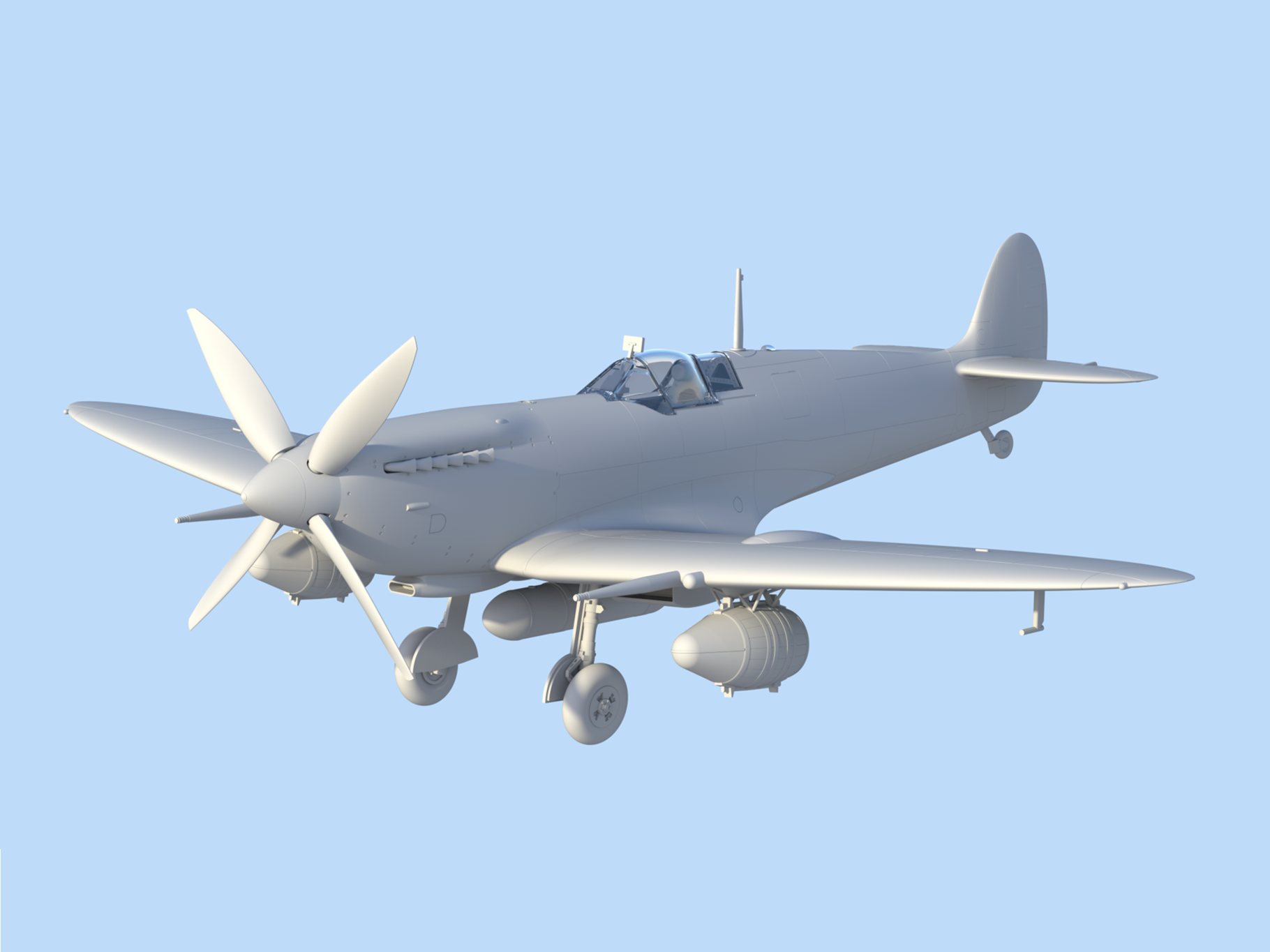 ICM Spitfire Mk.IXC 'Beer Delivery', WWII British Fighter 1:48 ICM48060 - Image 5
