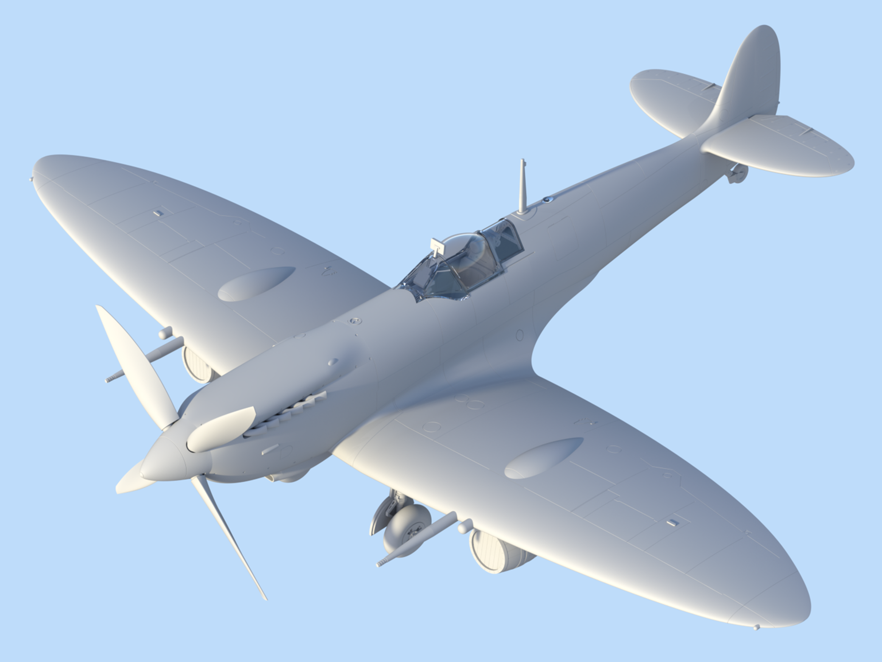 ICM Spitfire Mk.IXC 'Beer Delivery', WWII British Fighter 1:48 ICM48060 - Image 14