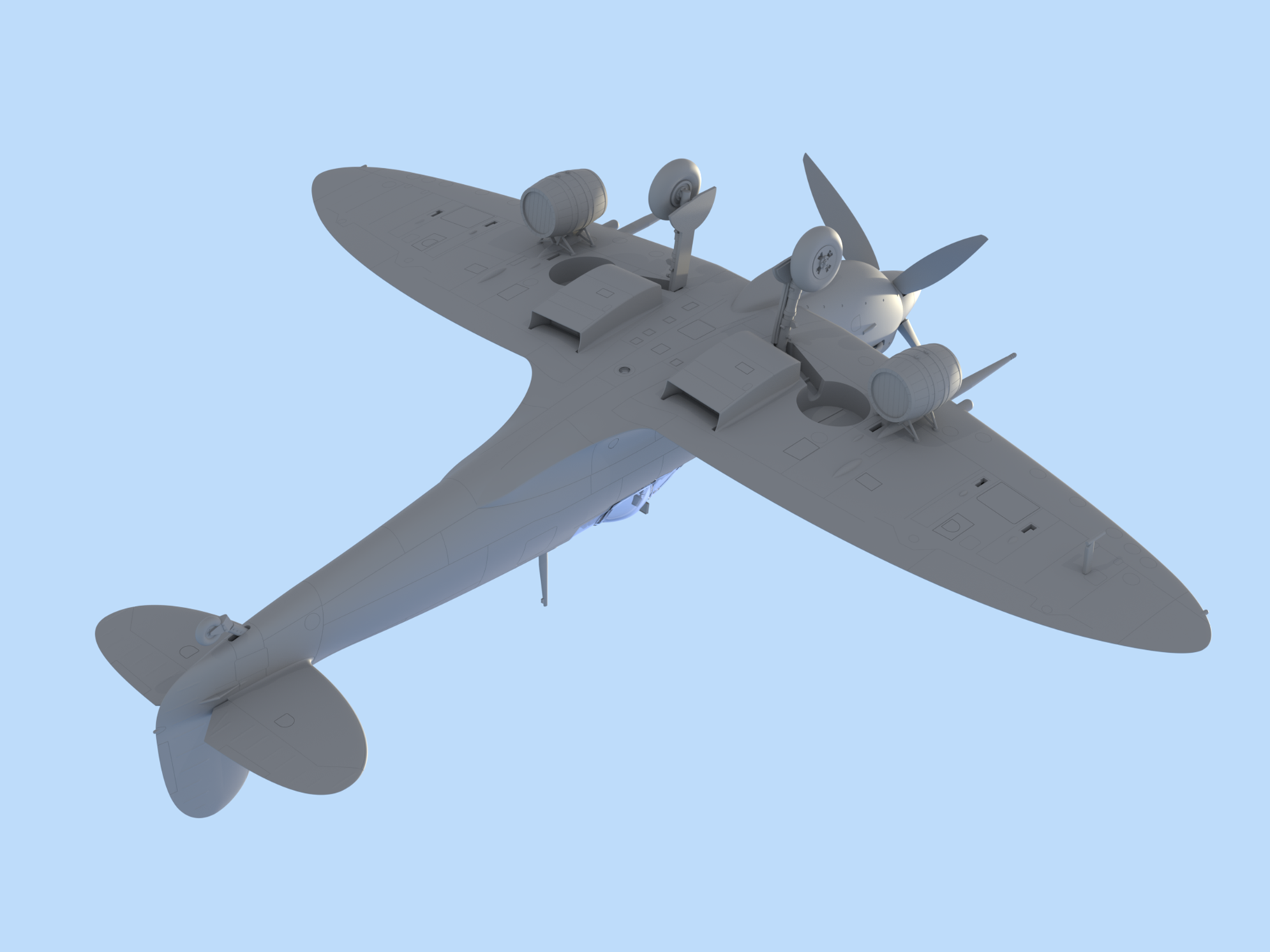 ICM Spitfire Mk.IXC 'Beer Delivery', WWII British Fighter 1:48 ICM48060 - Image 6