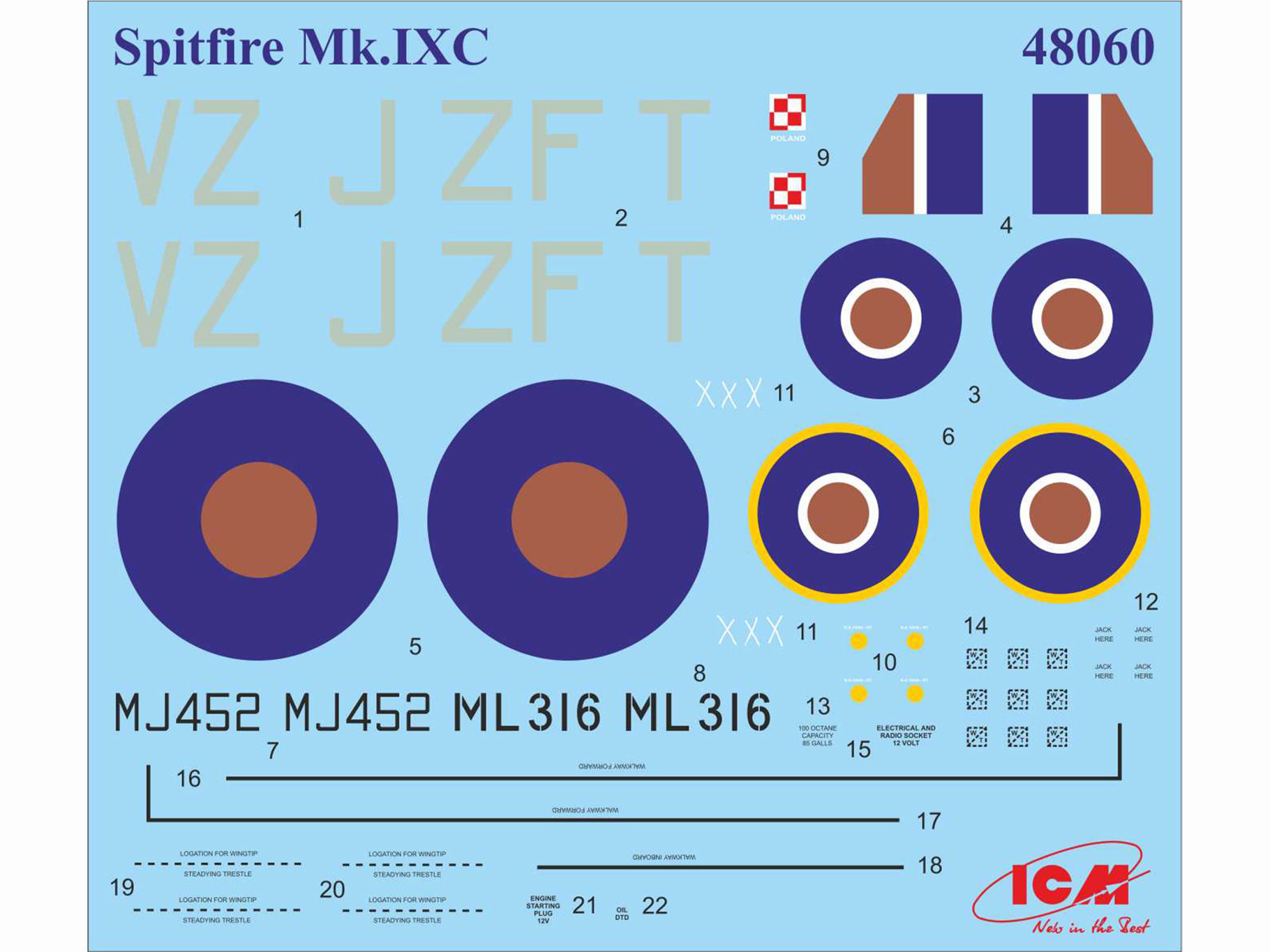 ICM Spitfire Mk.IXC 'Beer Delivery', WWII British Fighter 1:48 ICM48060 - Image 4