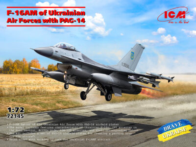 ICM F-16AM of Ukrainian Air Forces with PAG-14 1:72 ICM72145