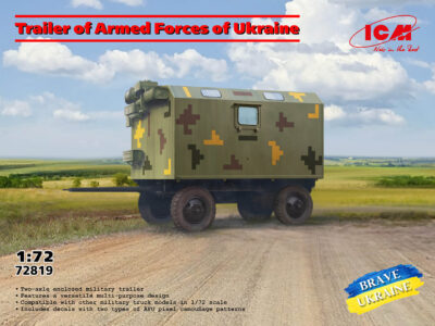 ICM Military Trailer of the Armed Forces of Ukraine 1:72 ICM72819