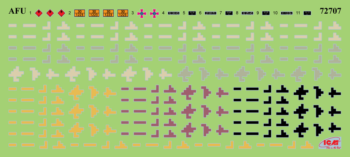 ICM Military Trailer of the Armed Forces of Ukraine 1:72 ICM72819 - Image 4
