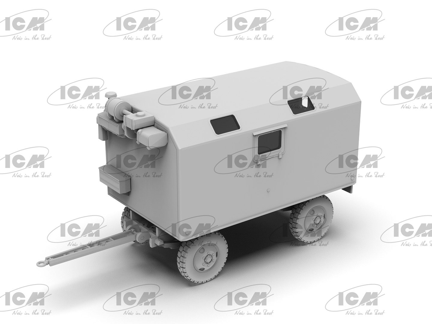 ICM Military Trailer of the Armed Forces of Ukraine 1:72 ICM72819 - Image 6