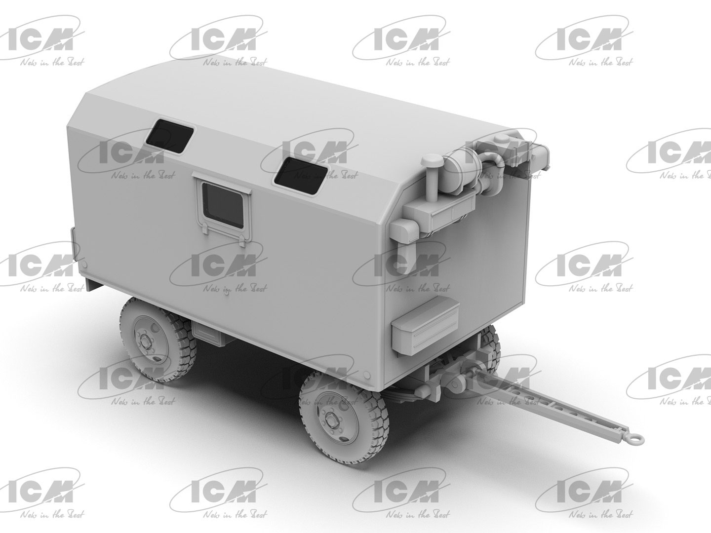 ICM Military Trailer of the Armed Forces of Ukraine 1:72 ICM72819 - Image 5