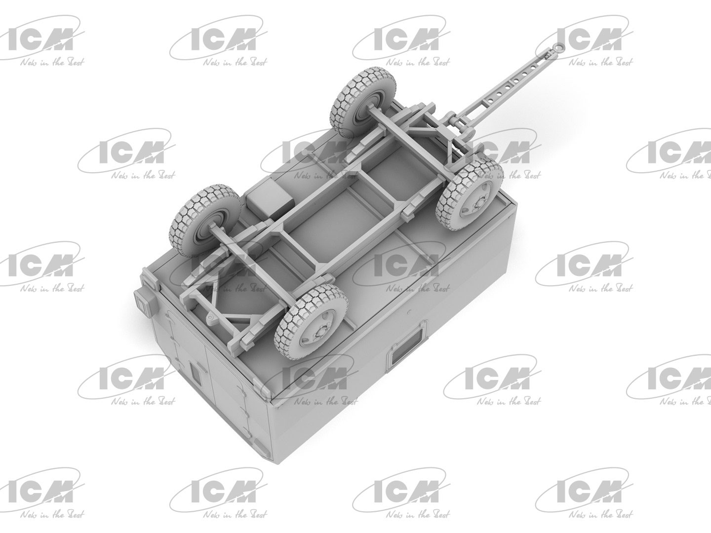 ICM Military Trailer of the Armed Forces of Ukraine 1:72 ICM72819 - Image 7