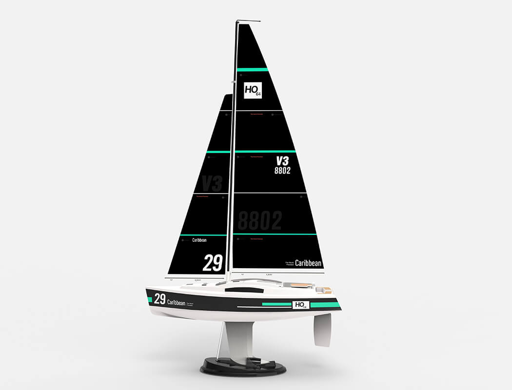 JOYSWAY CARIBBEAN YACHT BLACK RTR V3.0 JY8802V3