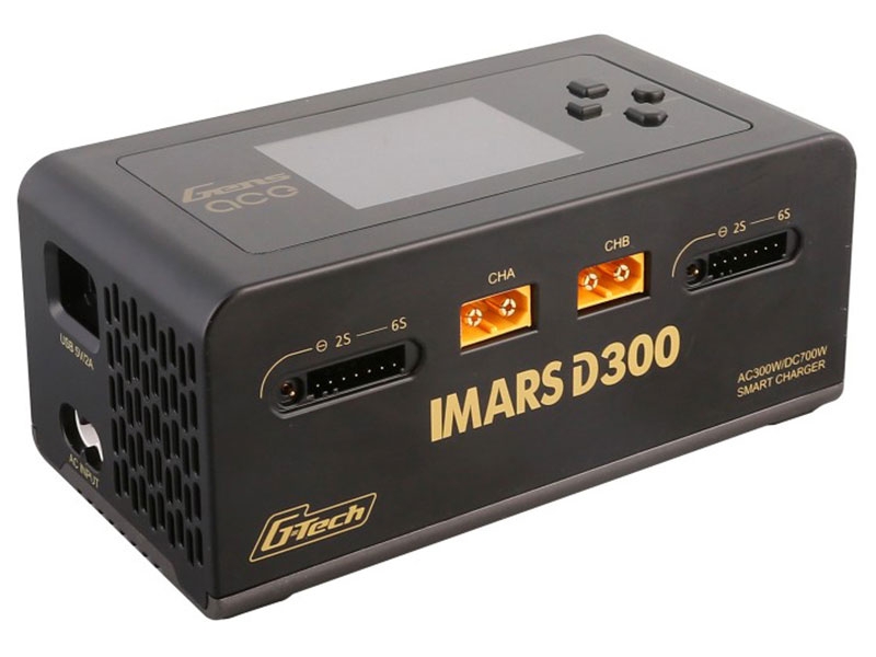 Gens Ace IMars Dual G-Tech Charger AC 300W /DC 700W O-GAC300DUALGT