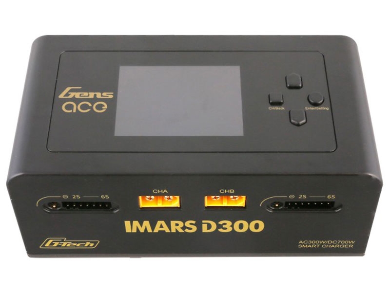 Gens Ace IMars Dual G-Tech Charger AC 300W /DC 700W O-GAC300DUALGT - Image 4