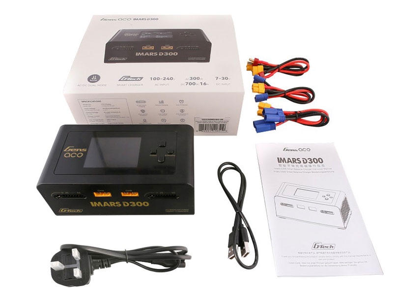 Gens Ace IMars Dual G-Tech Charger AC 300W /DC 700W O-GAC300DUALGT - Image 6
