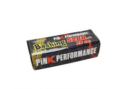 Pink Performance Bashing 2s 5200MAH 7.4v LIPO Battery Multi Plug PP-3-2S5200-M