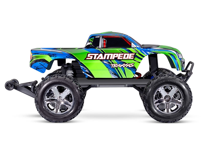 Traxxas Stampede 1:10 2WD RTR Monster Truck XL-5 with Battery and USB Charger - Green TRX36254-8-GRN - Image 2