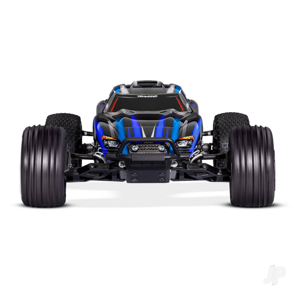 Traxxas Rustler HD BL-2S 1:10 Electric 2WD RTR Stadium Truck - Blue TRX37354-4-BLUE - Image 2