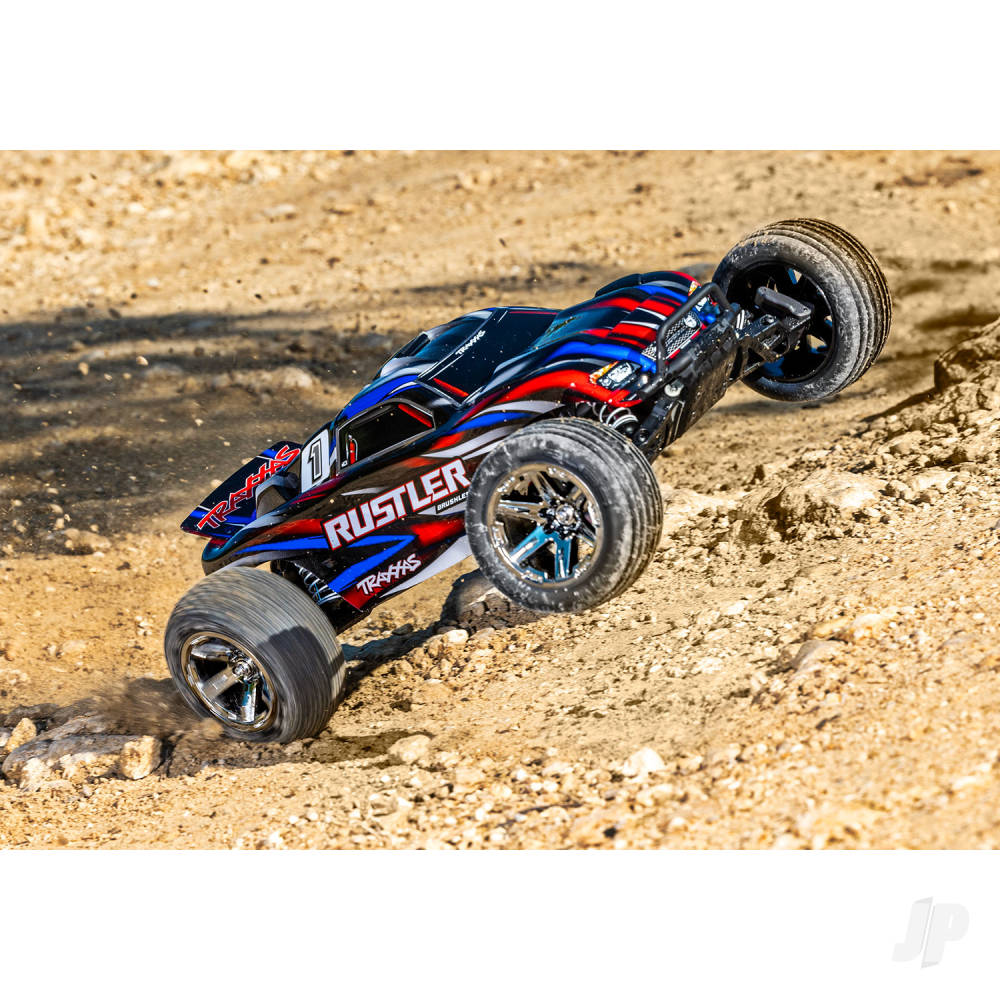 Traxxas Rustler HD BL-2S 1:10 Electric 2WD RTR Stadium Truck - Orange TRX37354-4-ORNG - Image 6