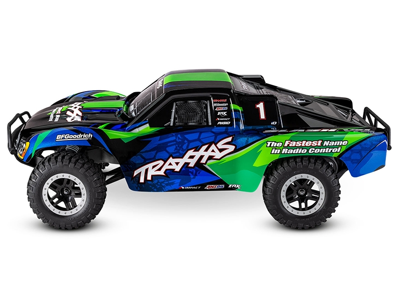 Traxxas Slash 1:10 2WD RTR VXL-3S Brushless Short Course Truck - Green TRX58276-74-GRN - Image 2
