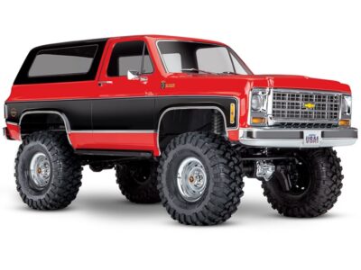 Traxxas TRX-4 1979 Chevy Blazer 1:10 4x4 Electric Crawler Clipless Body - Red TRX82276-4-RED