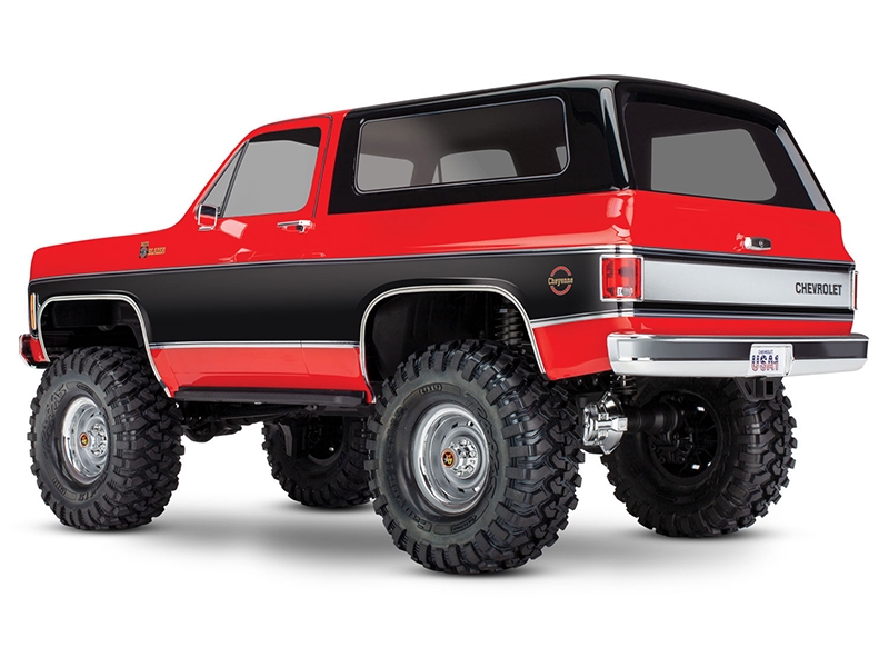 Traxxas TRX-4 1979 Chevy Blazer 1:10 4x4 Electric Crawler Clipless Body - Red TRX82276-4-RED - Image 3