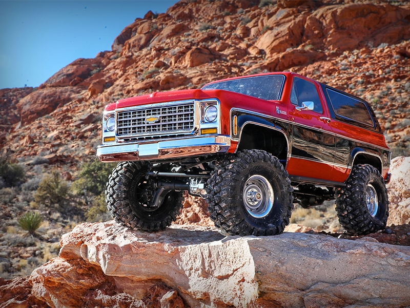 Traxxas TRX-4 1979 Chevy Blazer 1:10 4x4 Electric Crawler Clipless Body - Red TRX82276-4-RED - Image 8
