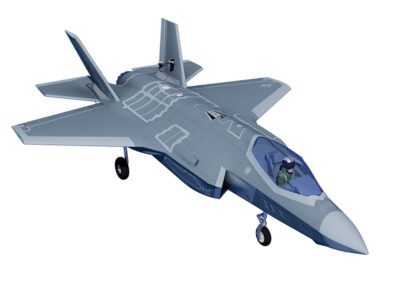 XFLY 64MM F-35 LIGHTNING EDF 750MM WITH RETRACT WITHOUT TX/RX/BATT XF125P