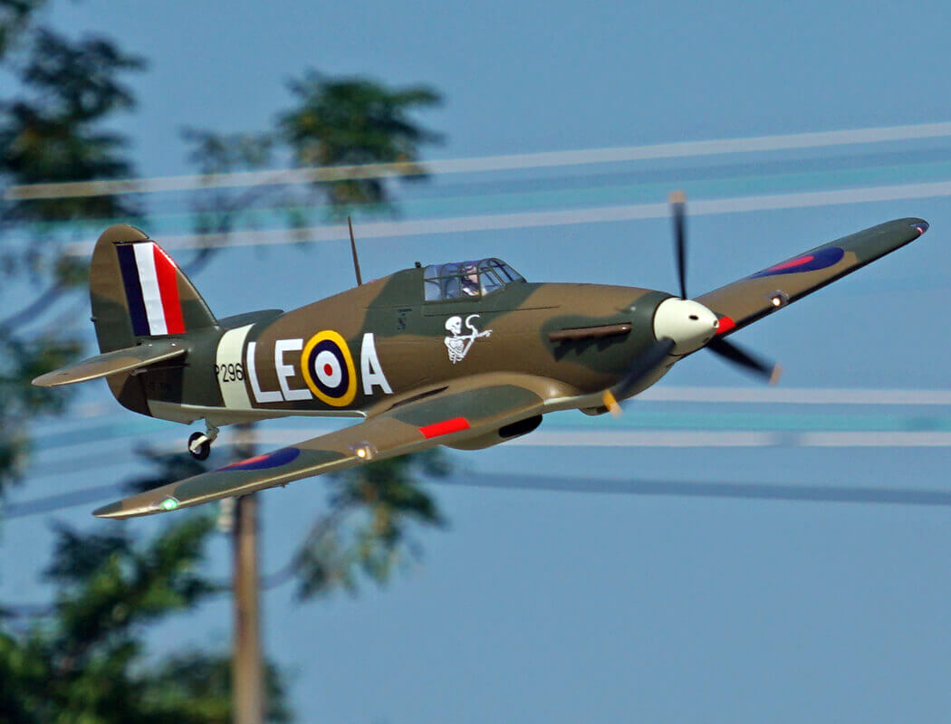 XFLY HAWKER HURRICANE MK1 BROWN/GREEN 1200MM PNP XF126P-B - Image 4