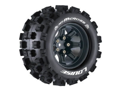 LOUISE RC MT-ROCK 1/10 SOFT H EX 14MM BLACK ARRMA GRANITE L-T3275SBM