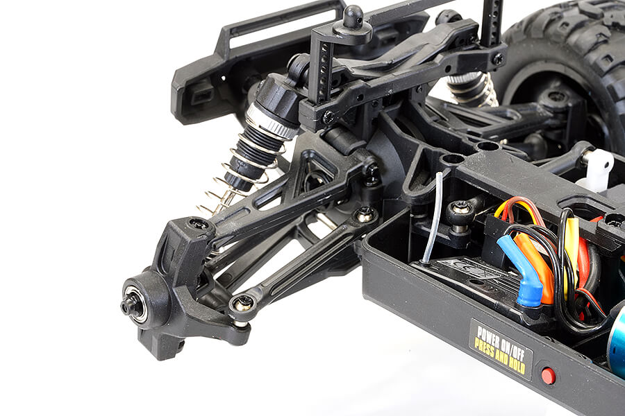 FTX TRACER BRUSHLESS 1/16 4WD MONSTER TRUCK RTR - Red FTX5596R - Image 7