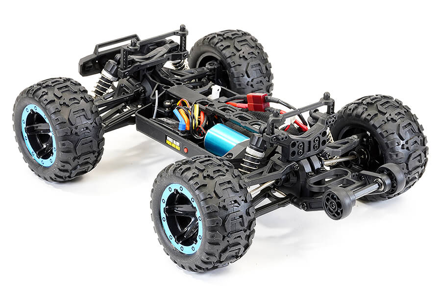 FTX TRACER BRUSHLESS 1/16 4WD MONSTER TRUCK RTR - Red FTX5596R - Image 3