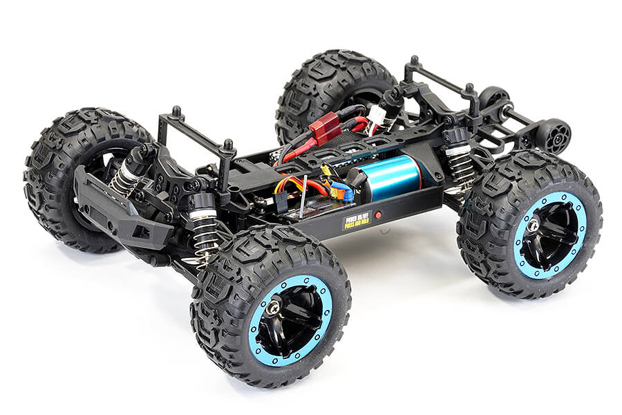 FTX TRACER BRUSHLESS 1/16 4WD MONSTER TRUCK RTR - Red FTX5596R - Image 4