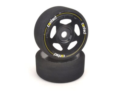 Contact RC Tyres GT8/Rally BLACK Pre-Glued Foam Tyres 38Sh-103mm JB38B