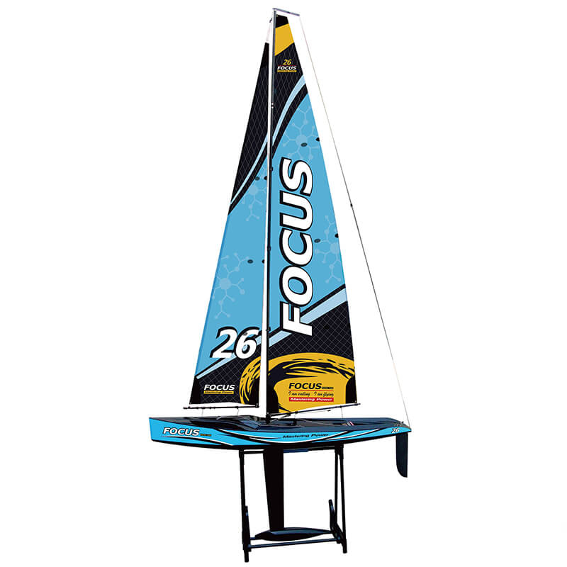 JOYSWAY FOCUS V3 ONE METRE SAILBOAT RTR Blue JY8812V3B - Image 2