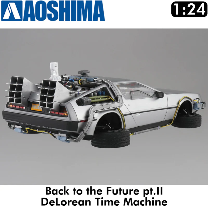 Aoshima DeLorean Time Machine from Back to The Future Part II 1/24 06437 - Image 4