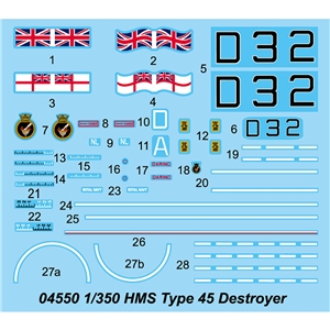 Trumpeter 1:350 British Royal Navy HMS Daring Type 45 Missile Destroyer Ship - Image 6