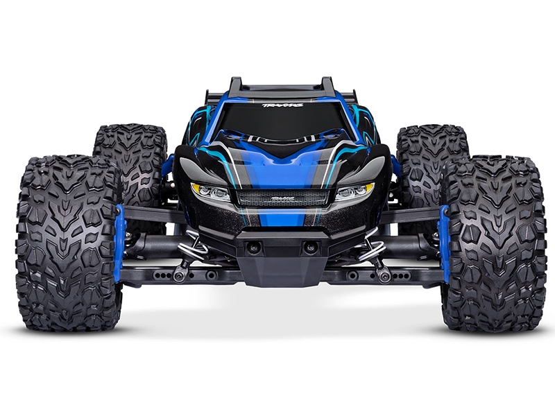 Traxxas Rustler 4x4 BL-2S 1:10 4WD RTR Brushless Stadium Truck - Blue TRX67164-4-BLUE - Image 4