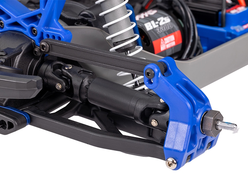 Traxxas Rustler 4x4 BL-2S 1:10 4WD RTR Brushless Stadium Truck - Blue TRX67164-4-BLUE - Image 10