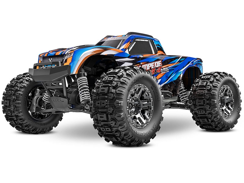 Traxxas Stampede 4X4 HD VXL 1:10 4WD RTR Brushless Monster Truck - Orange TRX90376-4-ORNG