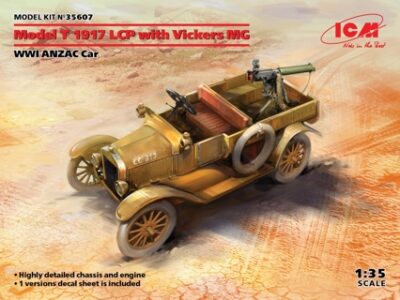 ICM Model T 1917 LCP with Vickers MG, WWI ANZAC Car 1:35 ICM35607