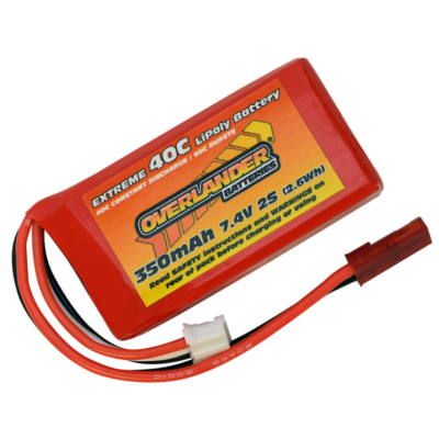 Overlander 350mAh 7.4V 2S 40C LiPo Battery 2505