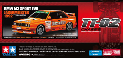 Tamiya BMW M3 Sport Evo Jägermeister 1992 TT-02 58760