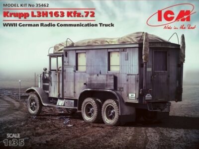 ICM Krupp L3H163 Kfz.72, WWII German Radio Communication Truck 1:35 ICM35462