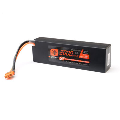 Spektrum 11.1V 2000mAh 3S 30C Smart G2 LiPo Battery: O-SPMX203S30H2