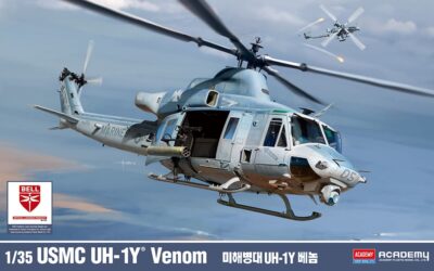 Academy 1/35 US Marines UH-1Y Venom Utility Helicopter   PKAY12138